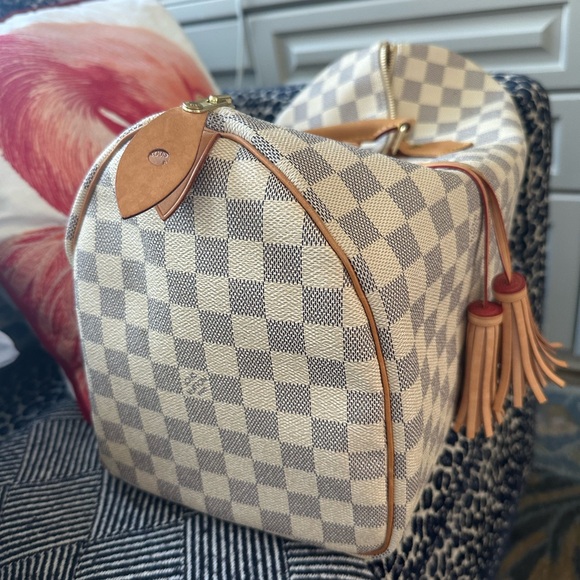 Louis Vuitton Speedy 35 Damier Azur - Picture 4 of 10